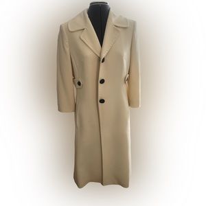 Kasper Cream Spring Trench Coat
